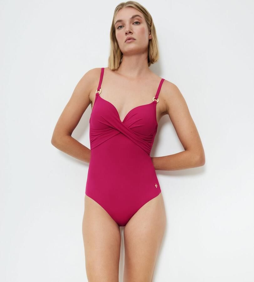 Triumph Badpak Summer Twist sneldrogende cups rimpeling aan de voorkant - Foto 3