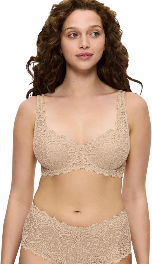 Triumph voorgevormde beugelbh Amourette beige - Foto 3