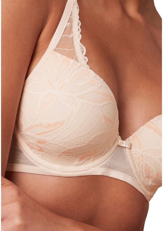 Triumph Beugel-bh Amourette Charm Delight tweekleurig kant gevoerd vlinderrug van kant - Foto 3