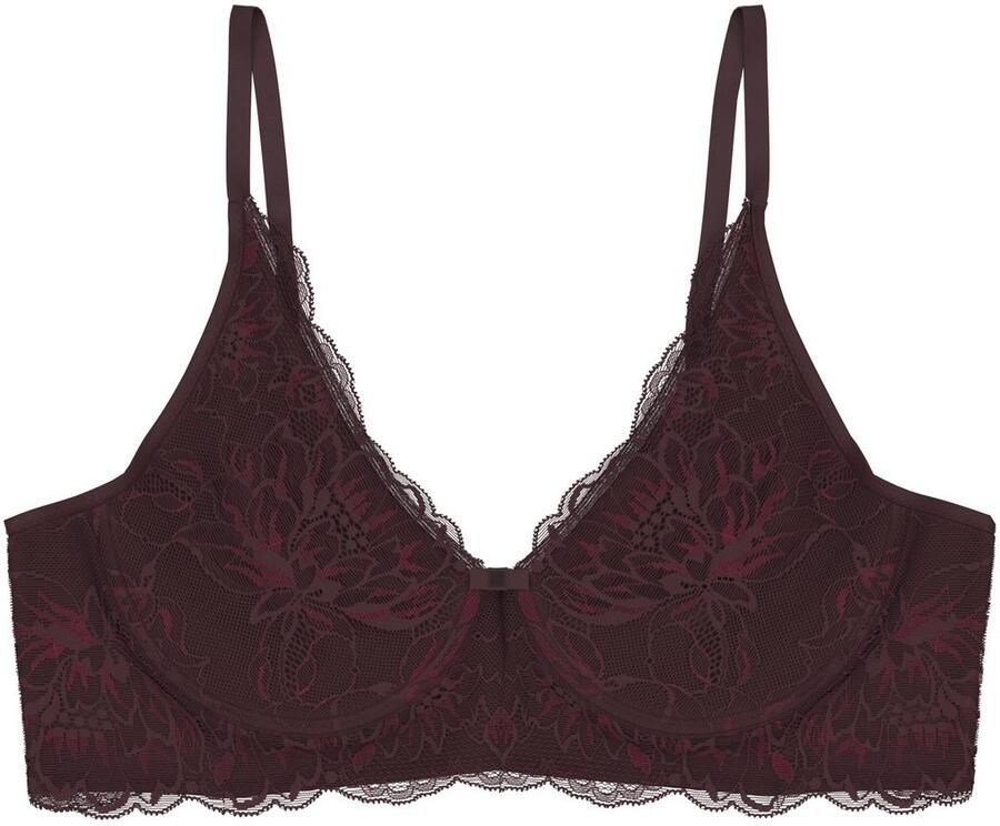 Triumph Beugel-bh Amourette Charm T Stretch-kant licht zacht diepe V-hals - Foto 2