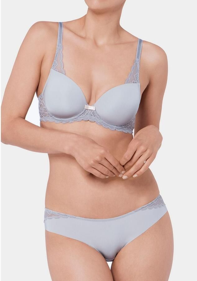 Triumph Beugel-bh Amourette Spotlight WHP X bloemenkant design lichte vulling vormende beugels - Foto 3