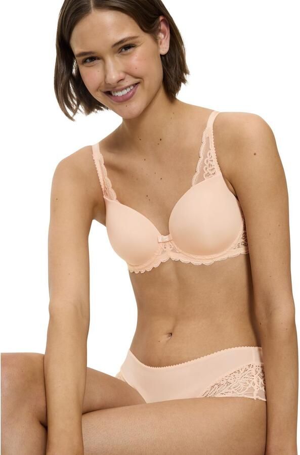 Triumph Beugel-bh Amourette Spotlight WHP X bloemenkant design lichte vulling vormende beugels - Foto 3