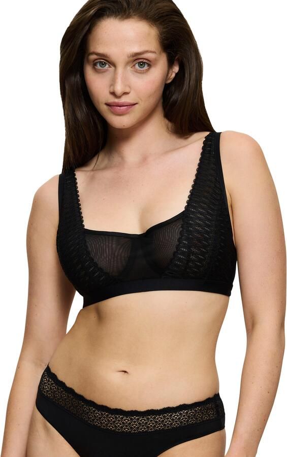 Triumph Beugel-bh Aura Spotlight T moderne grafische kant hoekige halslijn - Foto 4