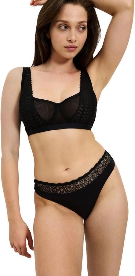 Triumph Beugel-bh Aura Spotlight T moderne grafische kant hoekige halslijn - Foto 3