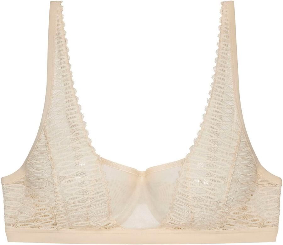 Triumph Beugel-bh Aura Spotlight T moderne grafische kant hoekige halslijn