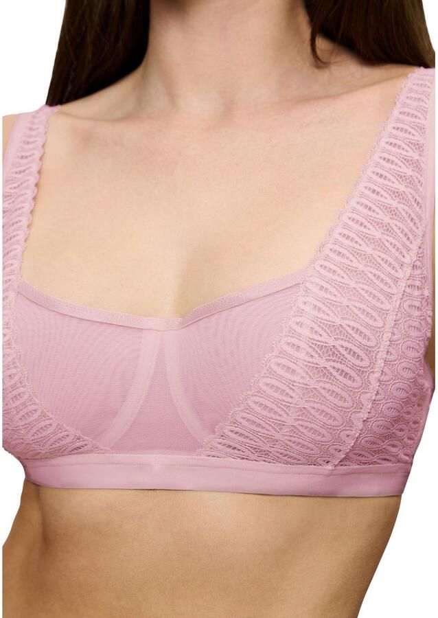 Triumph Beugel-bh Aura Spotlight T moderne grafische kant hoekige halslijn - Foto 3