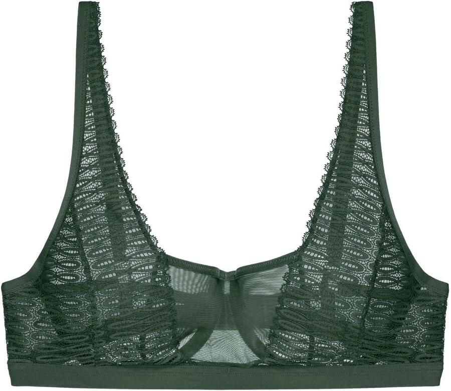 Triumph Beugel-bh Aura Spotlight T moderne grafische kant hoekige halslijn