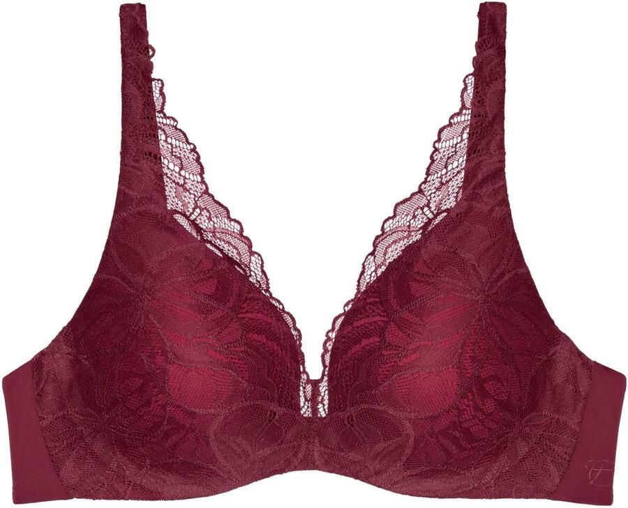 Triumph voorgevormde beugelbh Body Make-up Illusion donkerrood - Foto 5