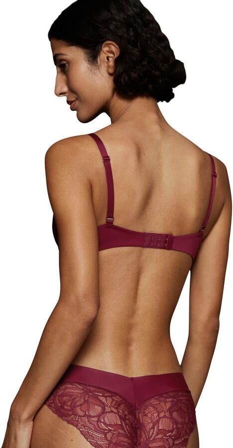 Triumph voorgevormde beugelbh Body Make-up Illusion donkerrood - Foto 4