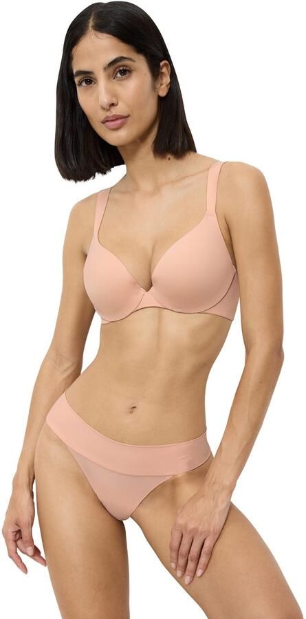 Triumph Beugel-bh Body Make-Up Illusion met diep decolleté gewatteerde cups comfort-beugel microvezel - Foto 3