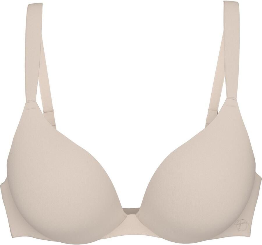 Triumph Beugel-bh Body Make-Up Illusion met diep decolleté gewatteerde cups comfort-beugel microvezel