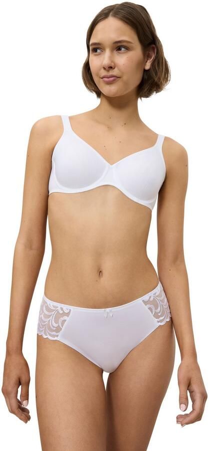 Triumph niet-voorgevormde beugelbh Modern Soft+Cotton wit - Foto 8