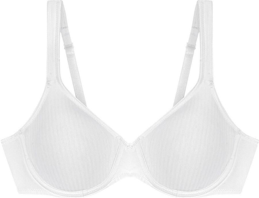 Triumph niet-voorgevormde beugelbh Modern Soft+Cotton wit - Foto 5