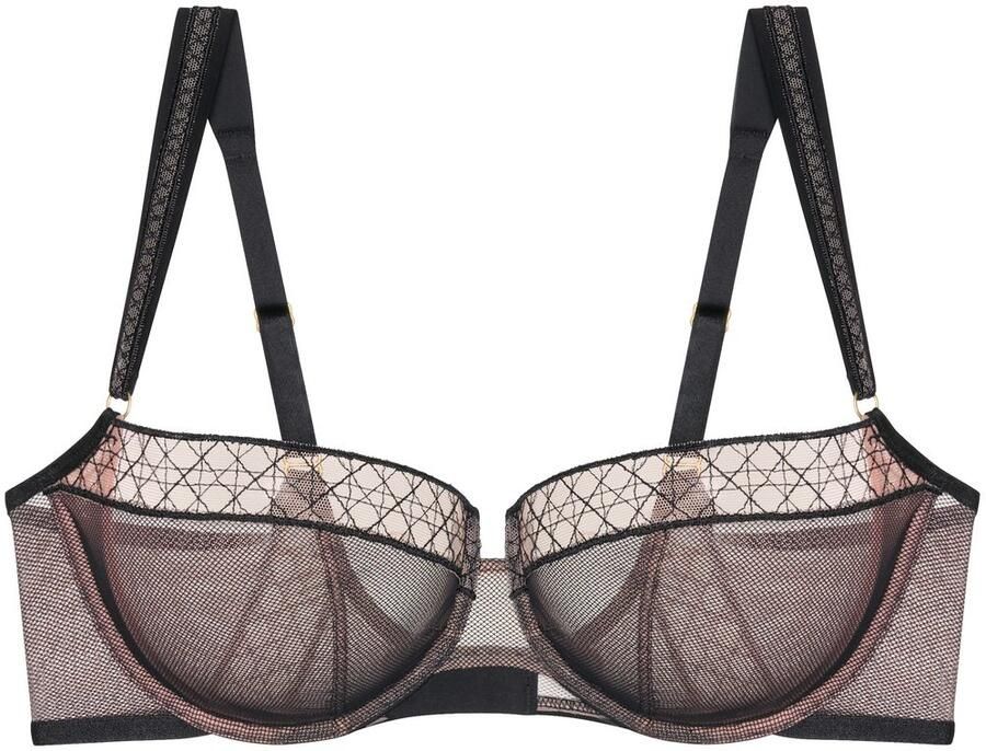 Triumph Beugel-bh Palina Cosmic Heartbeat elegant dubbele bandjes lifting-effect mesh zacht elastisch - Foto 4