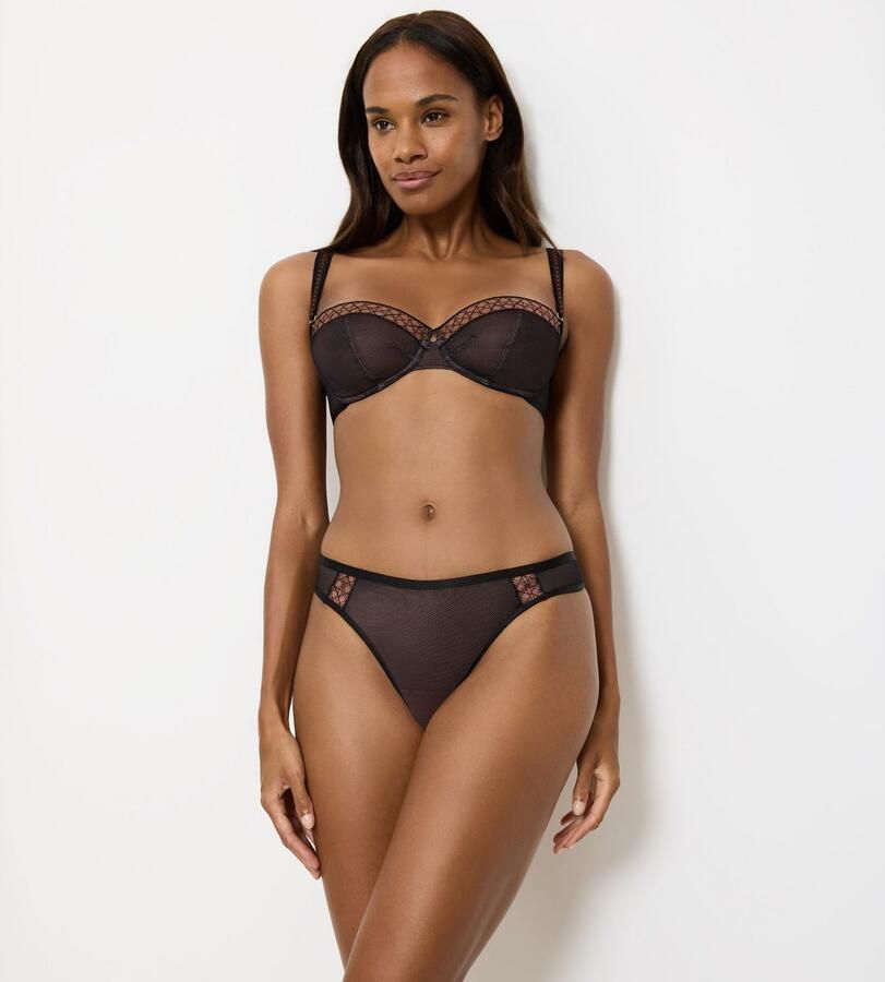 Triumph Beugel-bh Palina Cosmic Heartbeat elegant dubbele bandjes lifting-effect mesh zacht elastisch - Foto 2