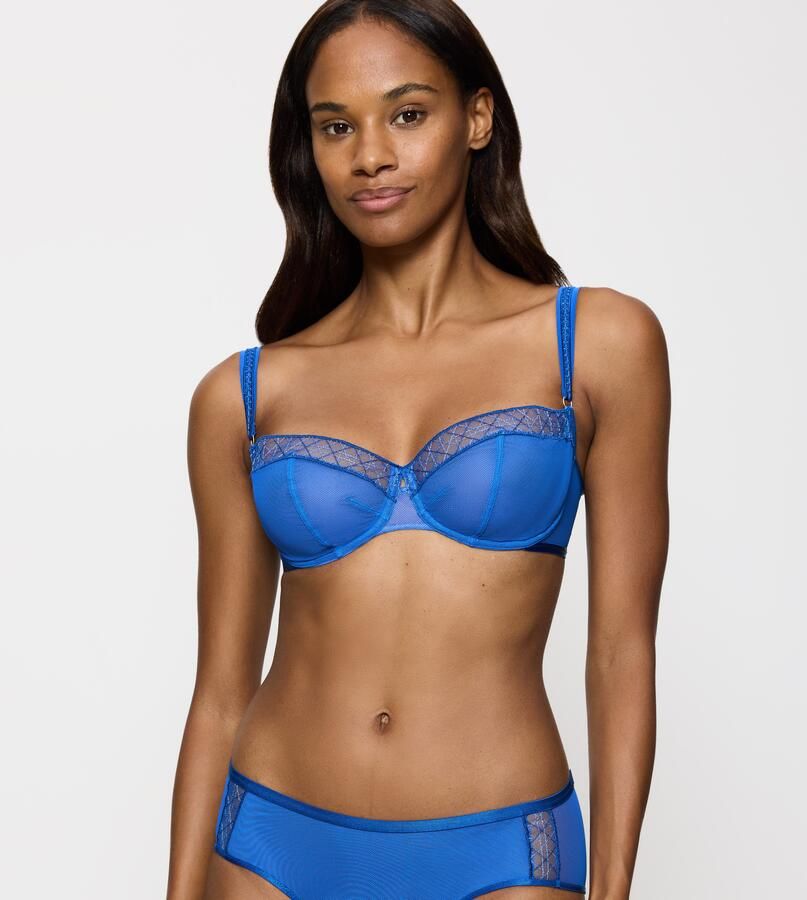 Triumph Beugel-bh Palina Cosmic Heartbeat elegant dubbele bandjes lifting-effect mesh zacht elastisch - Foto 8