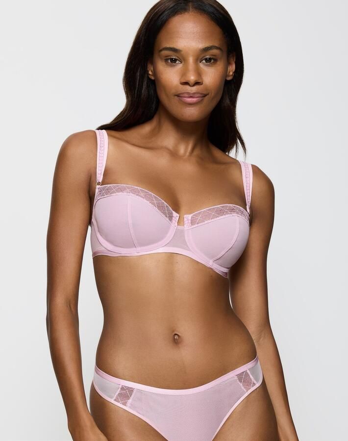 Triumph Beugel-bh Palina Cosmic Heartbeat elegant dubbele bandjes lifting-effect mesh zacht elastisch - Foto 5