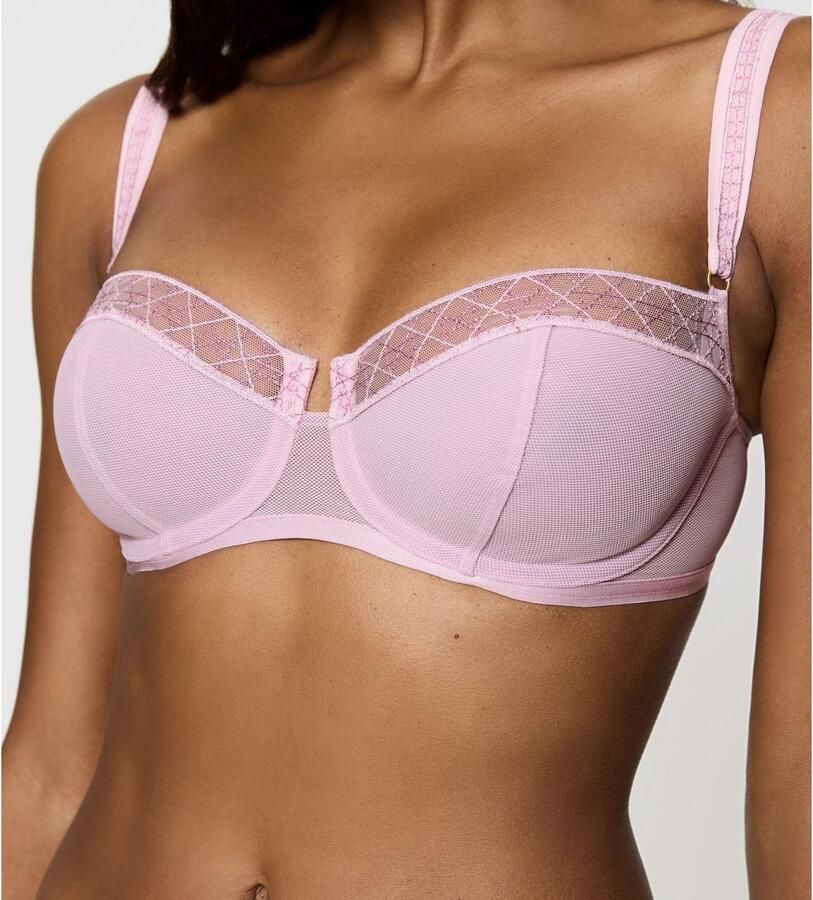 Triumph Beugel-bh Palina Cosmic Heartbeat elegant dubbele bandjes lifting-effect mesh zacht elastisch