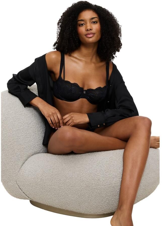 Triumph Beugel-bh Palina Moonlight Kiss Kant glittergaren ergonomisch gevormde beugels zacht elastisch - Foto 3