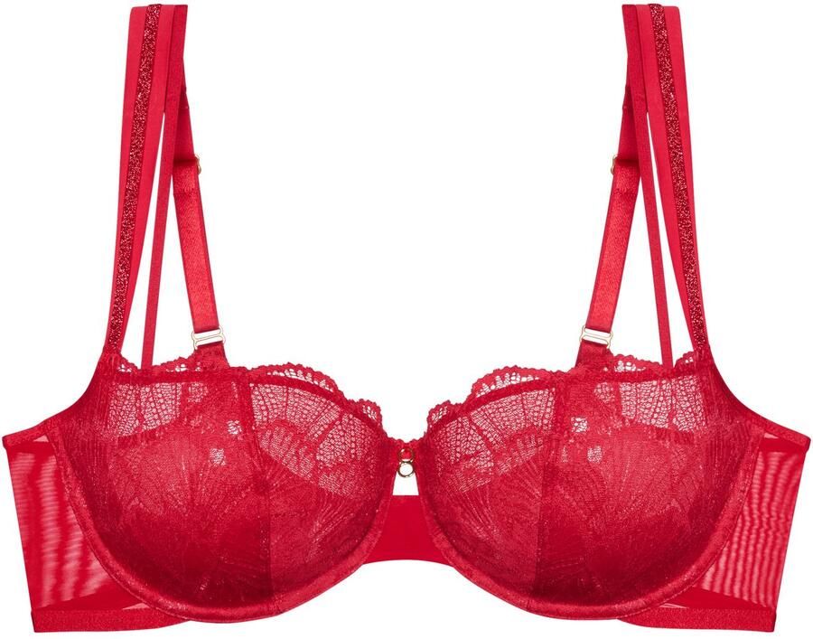 Triumph Beugel-bh Palina Moonlight Kiss Kant glittergaren ergonomisch gevormde beugels zacht elastisch