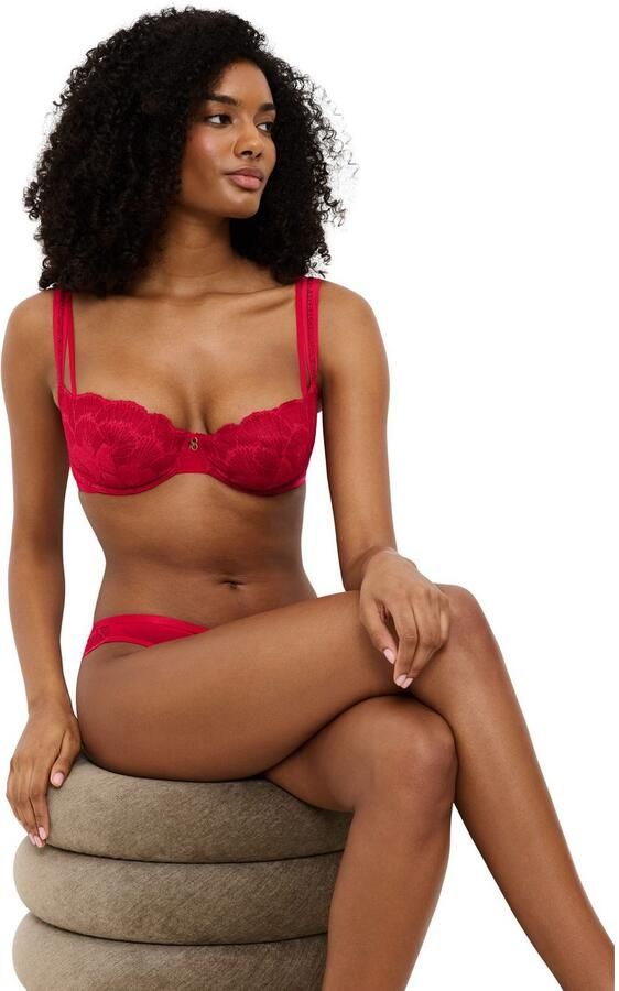 Triumph Beugel-bh Palina Moonlight Kiss Kant glittergaren ergonomisch gevormde beugels zacht elastisch - Foto 3