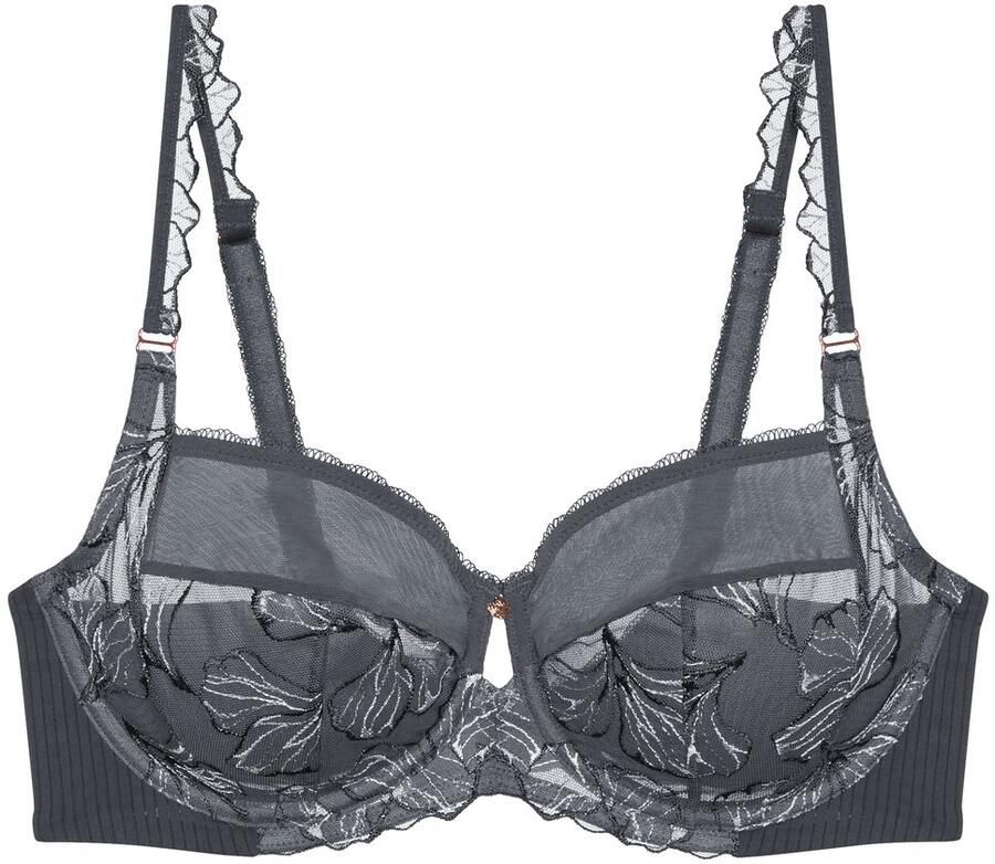 Triumph Beugel-bh Wild Iris Florale veelkleurige florale borduursel diepe ruguitsnijding zacht mesh - Foto 4