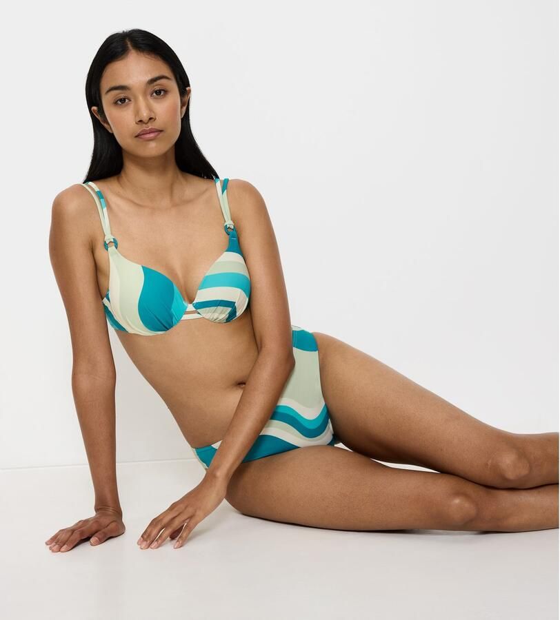 Triumph Beugelbikinitop Summer Mix & Match WP 02 pt gevoerd decoratieve ringen dubbele bandjes voor