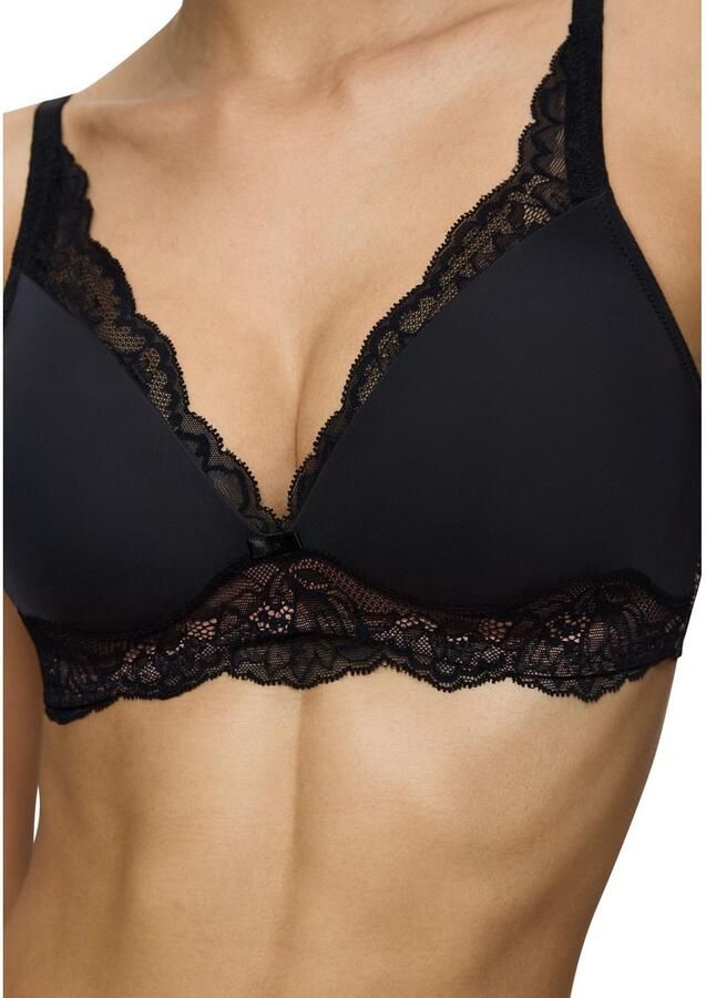 Triumph Beugelloze-bh Amourette Charm Stretch-kant diepe V-hals zacht lichte vulling - Foto 4