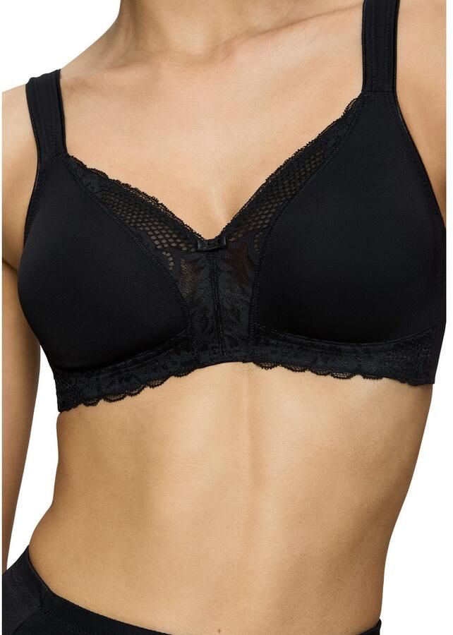 Triumph Beugelloze-bh Modern Lace+Cotton Kanteninzetstukken sterke steun zonder beugel ademend licht - Foto 2