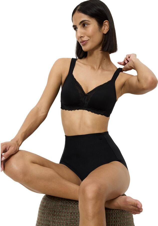 Triumph Beugelloze-bh Modern Lace+Cotton Kanteninzetstukken sterke steun zonder beugel ademend licht - Foto 3