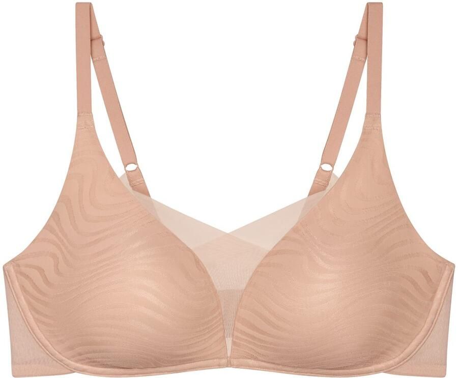 Triumph Beugelloze-bh Shape Smart Ellipse gladmakend dieper decolleté vrouwelijk golvend jaquard-mesh - Foto 4