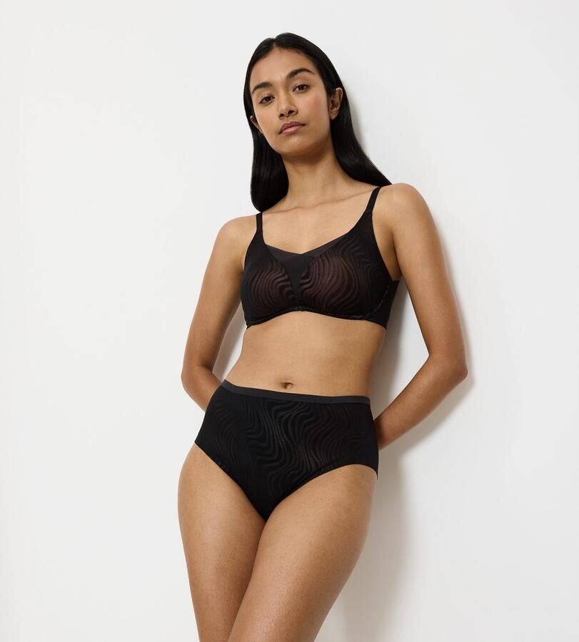 Triumph Beugelloze-bh Shape Smart Ellipse gladmakend dieper decolleté vrouwelijk golvend jaquard-mesh - Foto 2