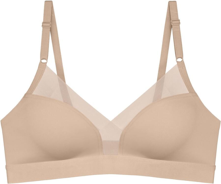 Triumph Beugelloze-bh Shape Smart gladmakend zonder vulling voorgevormde cups zacht licht vormend