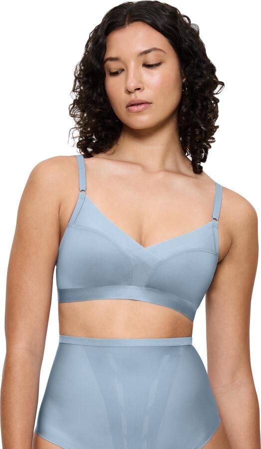 Triumph Beugelloze-bh Shape Smart gladmakend zonder vulling voorgevormde cups zacht licht vor d - Foto 5