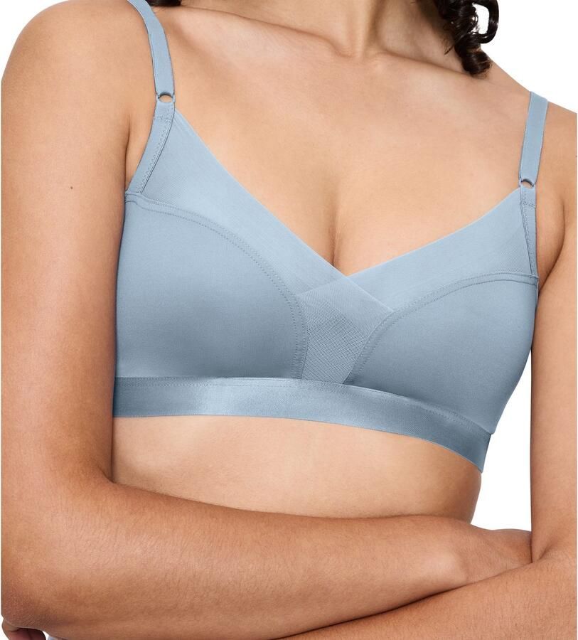 Triumph Beugelloze-bh Shape Smart gladmakend zonder vulling voorgevormde cups zacht licht vor d - Foto 2