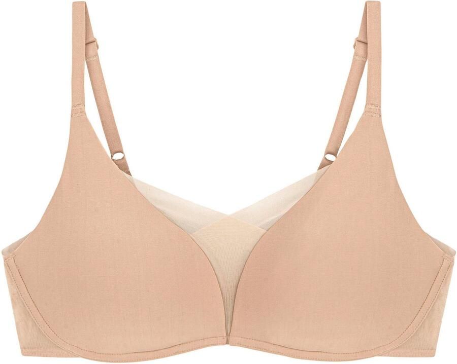 Triumph Beugelloze-bh Shape Smart P gladmakend gewatteerd diepe v-hals elastisch vormend (1-delig) - Foto 2