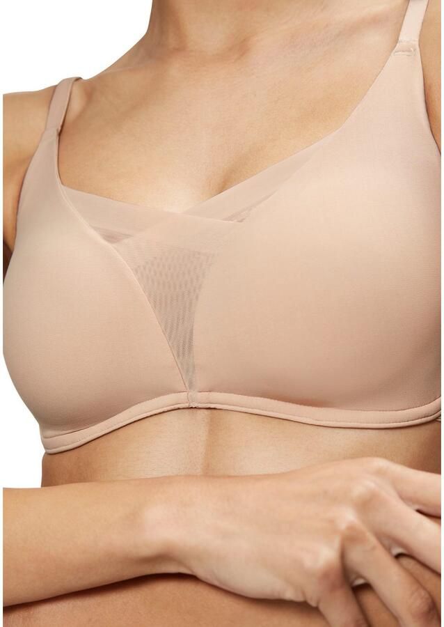 Triumph Beugelloze-bh Shape Smart P gladmakend gewatteerd diepe v-hals elastisch vormend (1-delig) - Foto 3