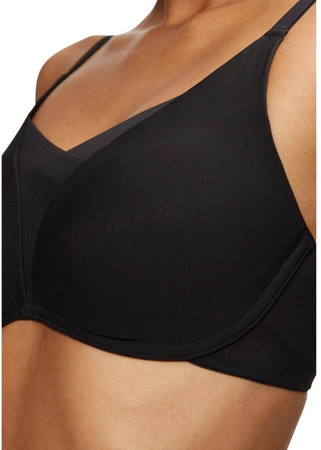 Triumph Beugelloze-bh Shape Smart P gladmakend gewatteerd diepe v-hals elastisch vormend (1-delig) - Foto 6