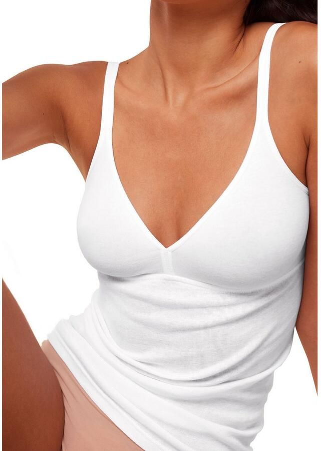 Triumph Bh-hemd Katia Basics BV X Katoenmix zonder beugel naadloos diepe V-hals