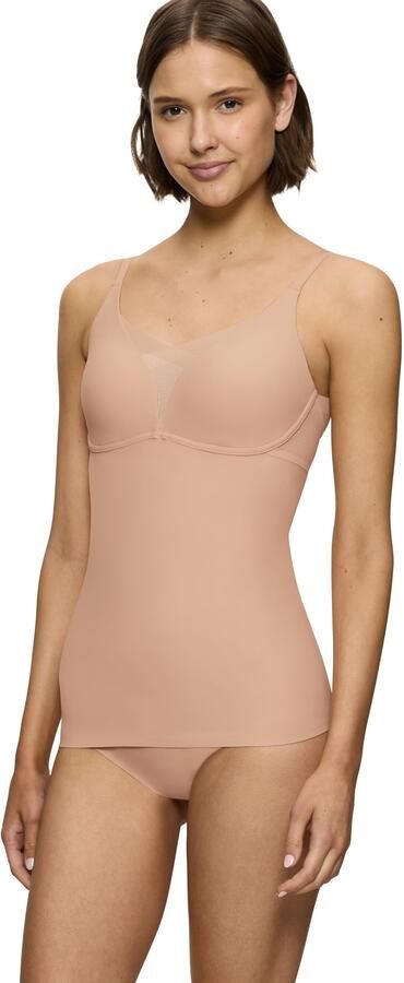 Triumph Bh-hemd Shape Smart Bra-Shirt gladmakend zonder beugel diepe v-hals met mesh-details - Foto 6