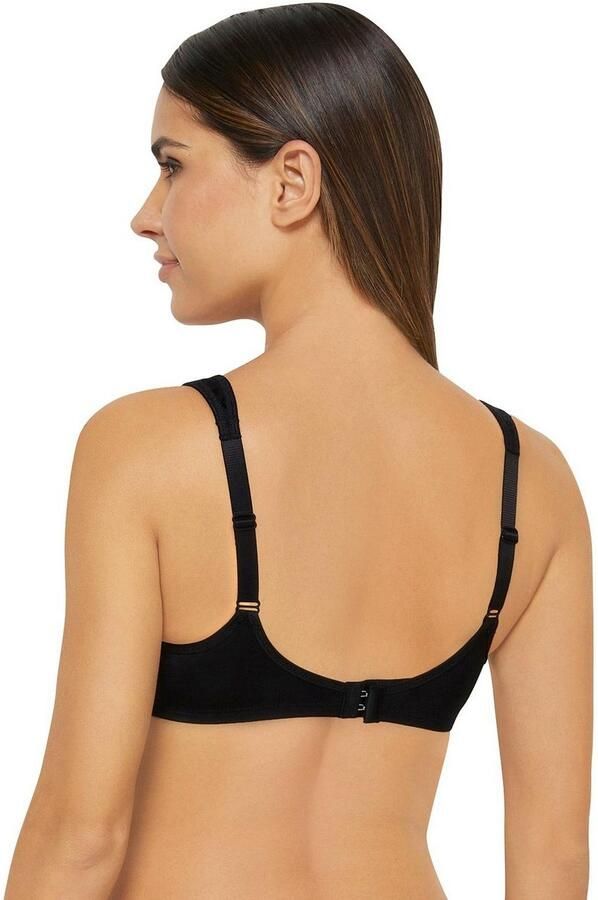 Triumph niet-voorgevormde bh zonder beugel Elegant Cotton zwart - Foto 6