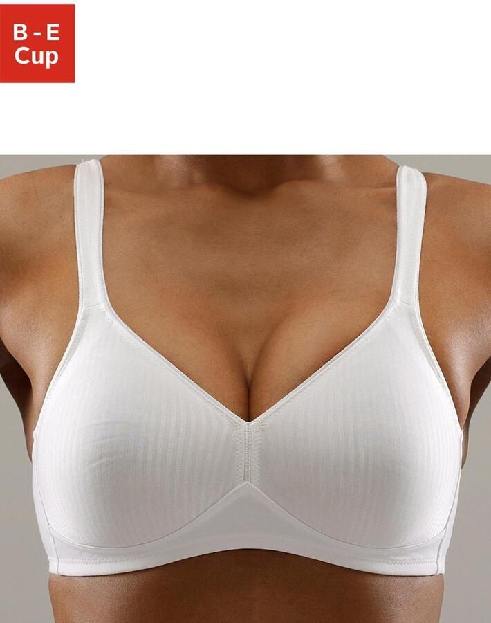 Triumph Bh zonder beugels Modern Soft Cotton N subtiel gestreept met vormgevende cups zonder vulling - Foto 8