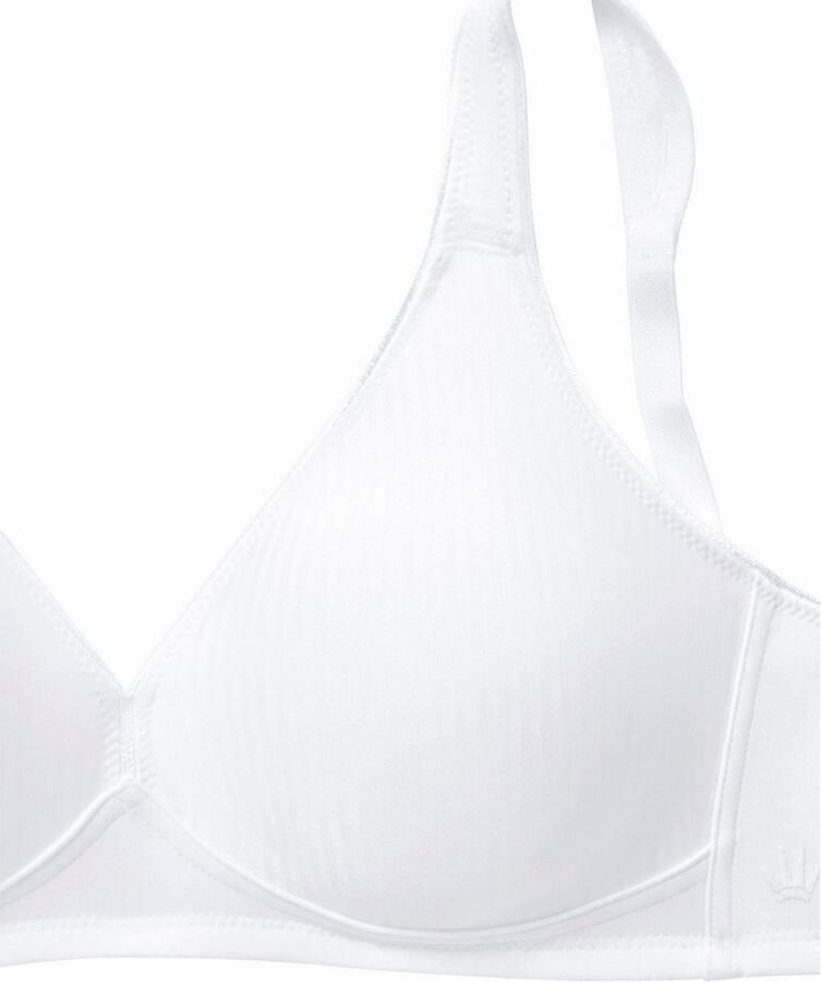 Triumph Bh zonder beugels Modern Soft Cotton N subtiel gestreept met vormgevende cups zonder vulling - Foto 5