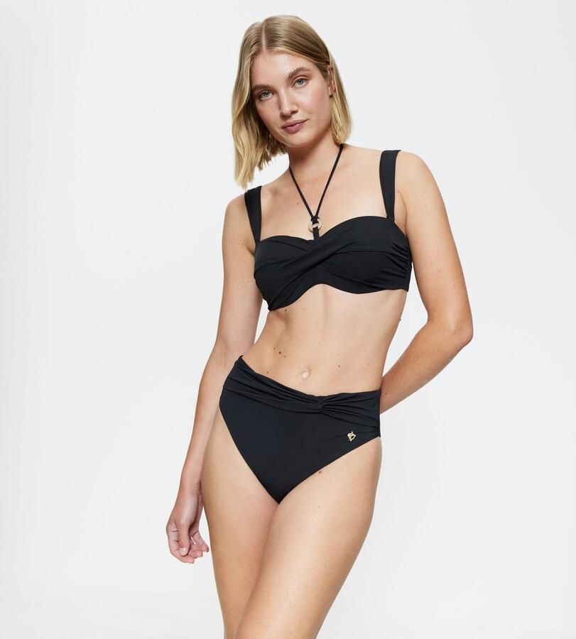 Triumph Bikinibroekje Summer Twist Highwaist brief Rimpeling aan de voorkant van de taille - Foto 3