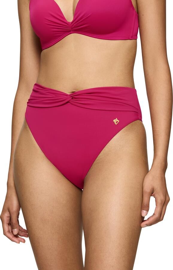 Triumph Bikinibroekje Summer Twist Highwaist brief Rimpeling aan de voorkant van de taille - Foto 4