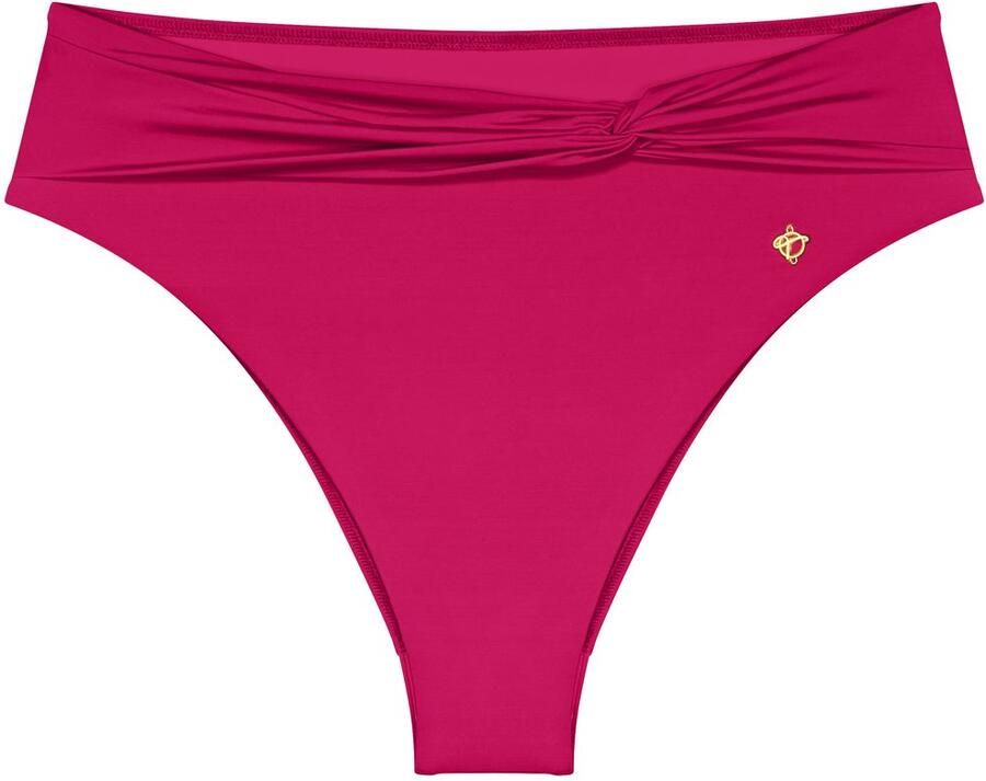 Triumph Bikinibroekje Summer Twist Highwaist brief Rimpeling aan de voorkant van de taille - Foto 3