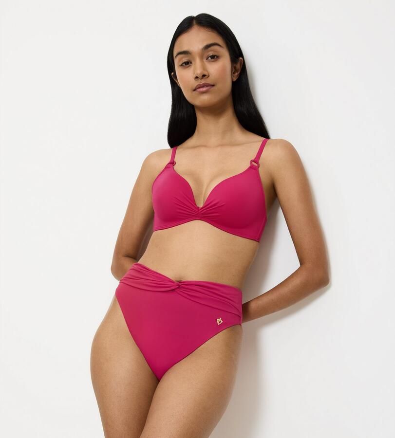 Triumph Bikinibroekje Summer Twist Highwaist brief Rimpeling aan de voorkant van de taille - Foto 2