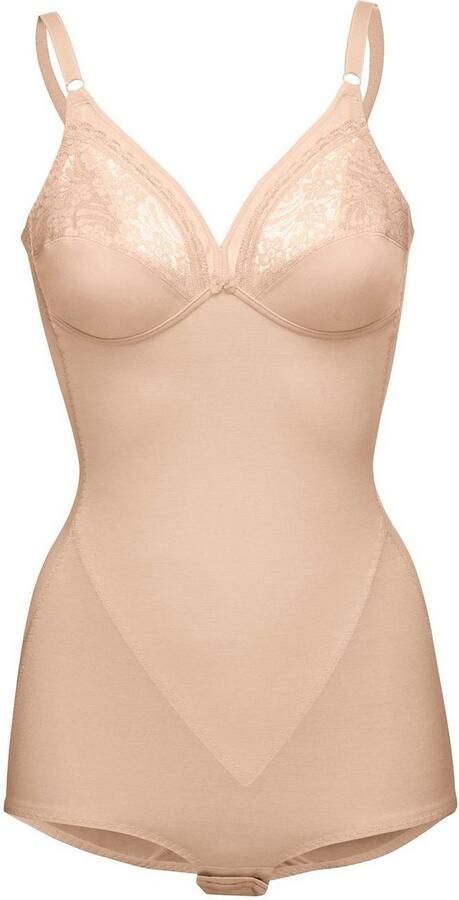 Triumph Corrigerende body Formfit BS X bloemenkant ronde ruguitsnijding diepe v-hals - Foto 4