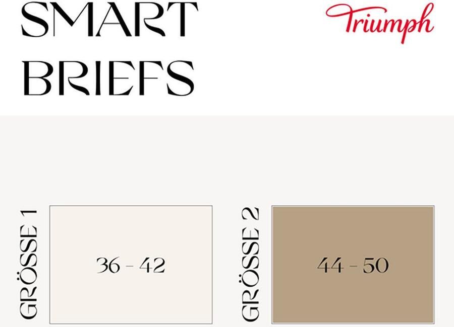 Triumph String Smart Natural modern minimalistisch hoge beenuitsnijding single jersey (2 stuks Set van 2) - Foto 2