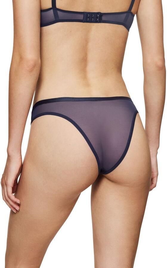 Triumph Brazilian slip Delightful Spotlight Kant hoge beenuitsnijding gladde netdelen elastisch - Foto 4